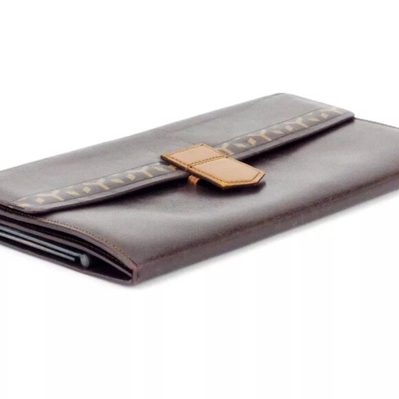 SAINT LAURENT purse Y mark beige leather Authentic - Picture 7 of 9